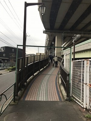 東京トライアルハーフマラソン2017四ツ木駅から会場までのルート