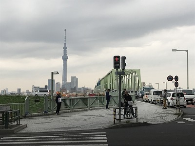 東京トライアルハーフマラソン2017四ツ木駅から会場までのルート