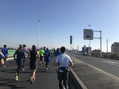 第12回湘南国際マラソン７キロ地点