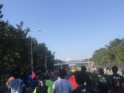 第12回湘南国際マラソン２５キロ地点