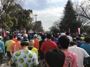 第28回熊谷さくらマラソン大会スタート位置