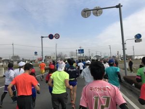 第28回熊谷さくらマラソン大会スタート直後
