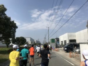 陸王杯第34回行田市鉄剣マラソン・ハーフマラソン３５分後